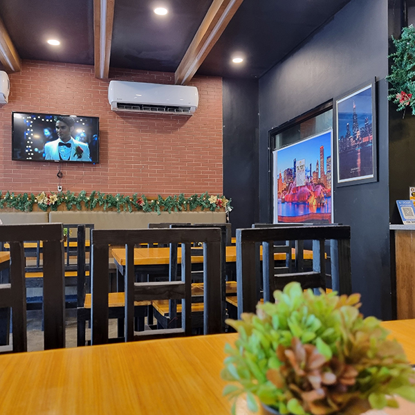 Dining area inside Big Mike's Chicago Style Food